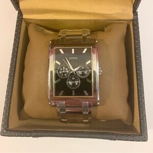 Men’s Guess Stainless Steel day and date watch